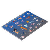 Elegant Ballet Dancers Notizblock (Linke Seite)