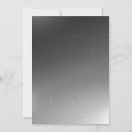 Elegant Balls Bokeh Company Weihnachts-Party Einladung (Rückseite)