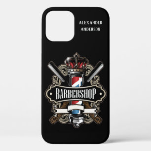 Elegant Barbershop Logo Case-Mate iPhone Case