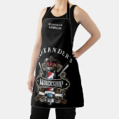 Elegant Barbershop Personalize Schürze (InSitu)