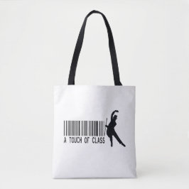 Elegant Barcode Dancer Tasche