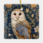 Elegant Barn Owl William Morris Inspiriert Keramikornament<br><div class="desc">Erleben Sie Ihr Urlaubsstil mit diesem eleganten Barn Owl William Morris Inspiriert Blumenbeete Keramik Ornament. Dieses exquisite Ornament besticht durch den regalen Charme einer Scheuneneule, umgeben von faszinierenden Blumenmustern, die durch die künstlerische Brillanz von William Morris inspiriert werden. Diese Keramik verleiht Ihrem festlichen Dekor eine Touch Vintag inspirierter Eleganz. Ob...</div>