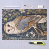 Elegant Barn Owl William Morris Inspiriert Seidenpapier (Handwerk)