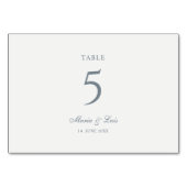 Elegant Baroque Wedding Set I Table Number Card Tischnummer (Vorderseite)