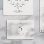 Elegant Baroque Wedding Set I Table Number Card Tischnummer