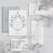 Elegant Baroque Wedding Set I Table Number Card Tischnummer