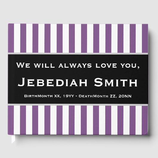 Elegant & Basic Erinnerungen Gästebuch (Vorderseite)