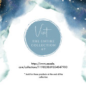 Elegant Bat Mitzvah Celestial Watercolor Einladung