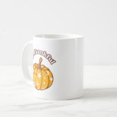 Elegant Be Dankful Groovy Pumpkin Erntedank Kaffeetasse (Vorderseite Links)