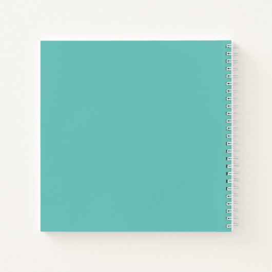 Elegant beach scene diary notizblock (Rückseite)