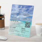 Elegant Beach Vacation Rental House Welcome Pedest Sockelschild (In SItu)