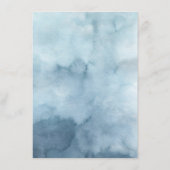 Elegant Beach Wappen Monogram Wedding Details Begleitkarte (Rückseite)