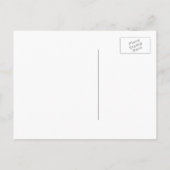 Elegant Beach Wedding Save the Date Ankündigungspostkarte (Rückseite)