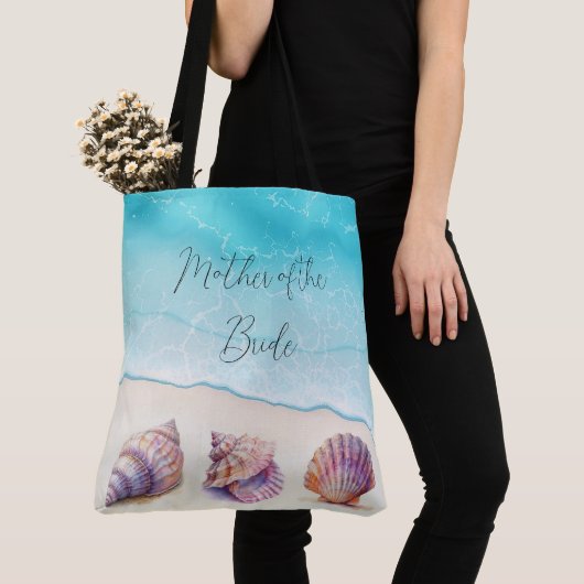 Elegant Beach Wedding Seashells Pearls Nautical Tasche (Von Nahem)