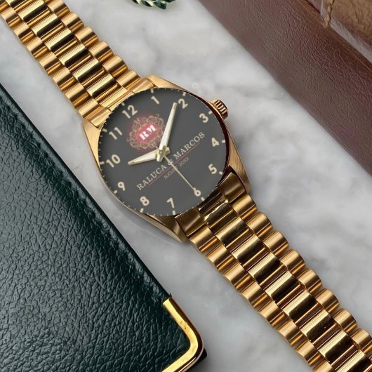 Elegant beautiful classic botanical armbanduhr