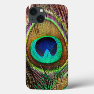 Elegant Beautiful Jewel Colored Peacock Feathers Case-Mate iPhone Hülle