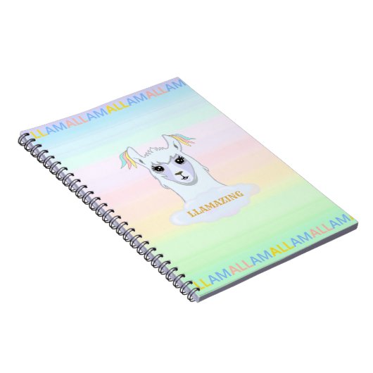Elegant & Beautiful Lama Notizblock (Rechte Seite)