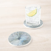 Elegant Beauty Modern Abstract Fractal Art Flower Getränkeuntersetzer (Seite)