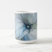 Elegant Beauty Modern Abstract Fractal Art Flower Kaffeetasse (Mittel)