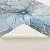 Elegant Beauty Modern Abstract Fractal Art Flower Sherpadecke (3/4)