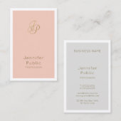 Elegant Beauty Salon Director Makeup Artist Luxus Visitenkarte (Vorne/Hinten)