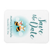 Elegant bedeutet, ein Paar Hochzeit zu sein speich Magnet (Horizontal)