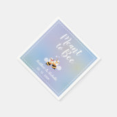 Elegant bedeutet Whimsical Niedlich Wedding Party Serviette (Ecke)