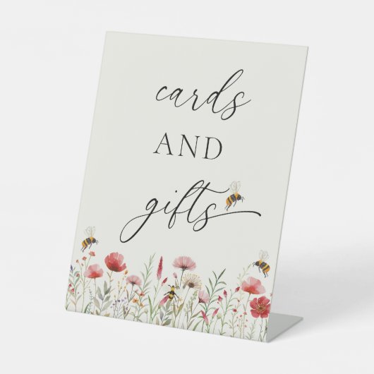 Elegant bedeutet, Wildblume Karten und Geschenke z Sockelschild (Vorderseite)