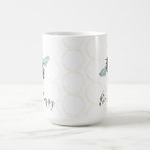 Elegant Bee Happy Gold Honeycomb Kaffeetasse (Mittel)