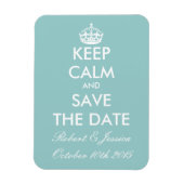 Elegant behalten Ruhe speichern Sie den Datums-Mag Magnet (Vertikal)