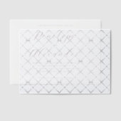 Elegant Beige Calligraphy Pergament Einladungen (Versetzt (Einladung))