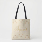 Elegant Beige Floral Tasche (Vorderseite)