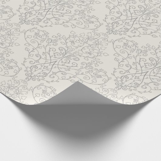Elegant Beige Geschenkpapier (Ecke)