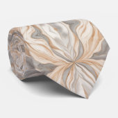 Elegant Beige Krawatte (Gerollt)