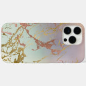 Elegant Beige Marble | Minze Sage Green Rose Gold Case-Mate iPhone Hülle (Rückseite (Horizontal))