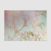 Elegant Beige Marble | Minze Sage Green Rose Gold Seidenpapier (Vorderseite)