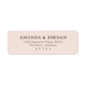 Elegant Beige Minimalist Typographic (Vorne)