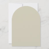 Elegant Beige Nautical Ship Wheel Einladung (Rückseite)