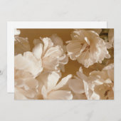 Elegant Beige Tulips. spring aesthetic Dankeskarte (Vorne/Hinten)