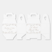 Elegant Beige Vielen Dank für Ihre Hochzeit Geschenkschachtel (Ungeklappt)