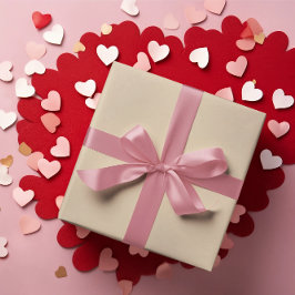 Elegant Beige Wrapping Paper Roll Geschenkpapier