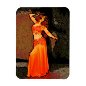 Elegant Bellydancer Magnet (Vertikal)