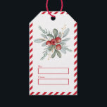 Elegant Berry and Greenery, Red Merry Christmas Geschenkanhänger<br><div class="desc">Feiern Sie die Urlaubssaison mit unserem wunderschön gestalteten Weihnachtsgeschenktag mit einer eleganten Anordnung von roten Beeren und grünen Blätter, die mit feinen Goldstern geschmückt sind. Dieses Festspiel ist perfekt für die individuelle Gestaltung Ihrer Geschenke geeignet und verleiht jedem Geschenk eine Touch von Wärme und Eleganz. Passen Sie Ihren Familiennamen an,...</div>