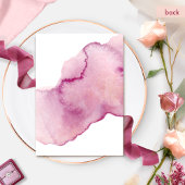 Elegant Berry, Burgund Pink Floral Wedding Einladung