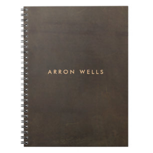 Elegant Beruflich Brown Notizblock