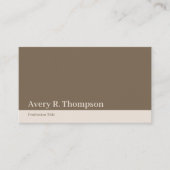 Elegant Beruflich einfach Minimalistisch modern Visitenkarte (Vorderseite)
