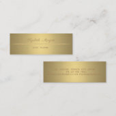 Elegant Beruflich Minimalistisch einfach,Imitate G Mini Visitenkarte (Vorne/Hinten)