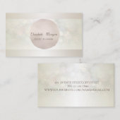 Elegant Beruflich Modern Bokeh Cool Visitenkarte (Vorne/Hinten)