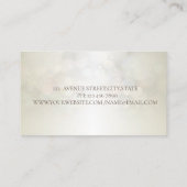 Elegant Beruflich Modern Bokeh Cool Visitenkarte (Rückseite)