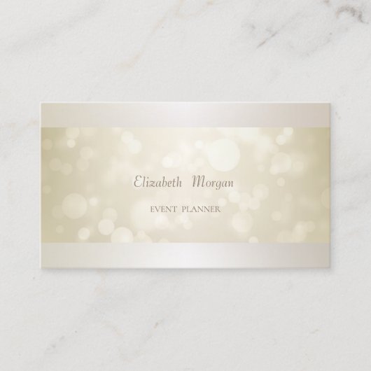 Elegant Beruflich Modern Bokeh Simple Visitenkarte (Vorderseite)